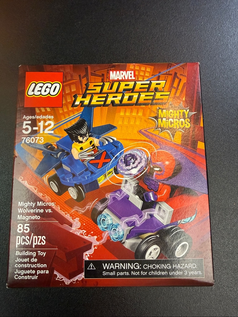 NWT - LEGO Super Heroes Mighty Micros: Wolverine vs. Magneto Set 76073